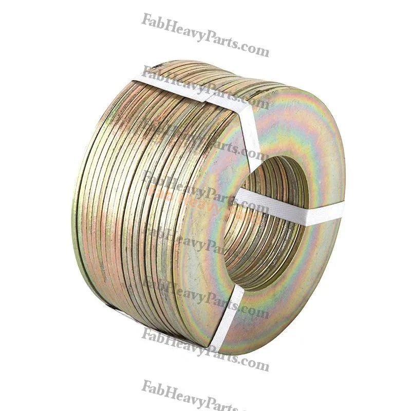 40*80*2mm Steel Large Bucket Shim Washer Spacer Kit for Excavator Loader Digger - Pack of 10 - Fab Heavy Parts