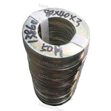 40*80*3 mm Steel Large Bucket Shim Washer Kit for Excavator Loader Digger - Pack of 10 - Fab Heavy Parts