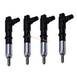 4PCS Fuel Injector 1J550-53000 1J550-53001 for Kubota Engine V3800 V3800-DI-T - Fab Heavy Parts