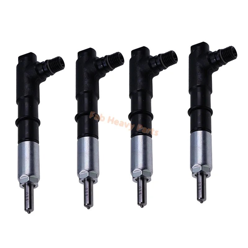 4PCS Fuel Injector 1J550 - 53000 1J550 - 53001 for Kubota Engine V3800 V3800 - DI - T - Fab Heavy Parts