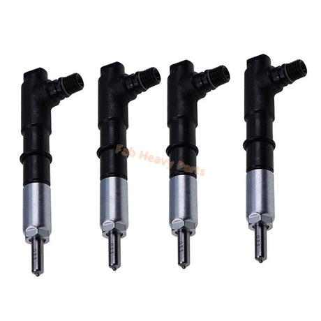 4PCS Fuel Injector 1J550 - 53000 1J550 - 53001 for Kubota Engine V3800 V3800 - DI - T - Fab Heavy Parts