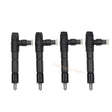 4 PCS Fuel Injector 729907-53100 for Yanmar 4TNV98 4TNV98T Engine
