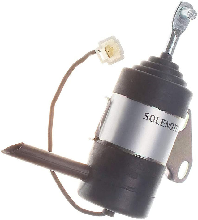 Fuel Stop Solenoid 16851-60014 16851-60010 052600-4531 for Kubota Mower RTV900 D902 RTV900R RTV900T B7410D BX24 BX25-Shut down solenoid-Fab Heavy Parts