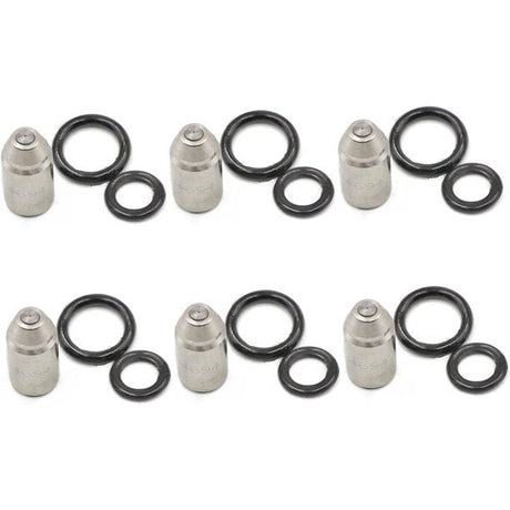 6 PCS Fuel Inject Nozzle 8N4697 8N - 4697 8M1584 8M - 1584 5M4086 5M - 4086 9F0160 9F - 0160 Fits for Caterpillar CAT 3306 3304 Engine - Fab Heavy Parts