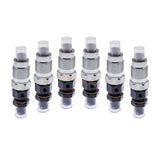 6 PCS Fuel Injector 093500-3400 23600-64050 for Toyota Engine 1HZ 2C Land Cruiser 4.2L - Fab Heavy Parts
