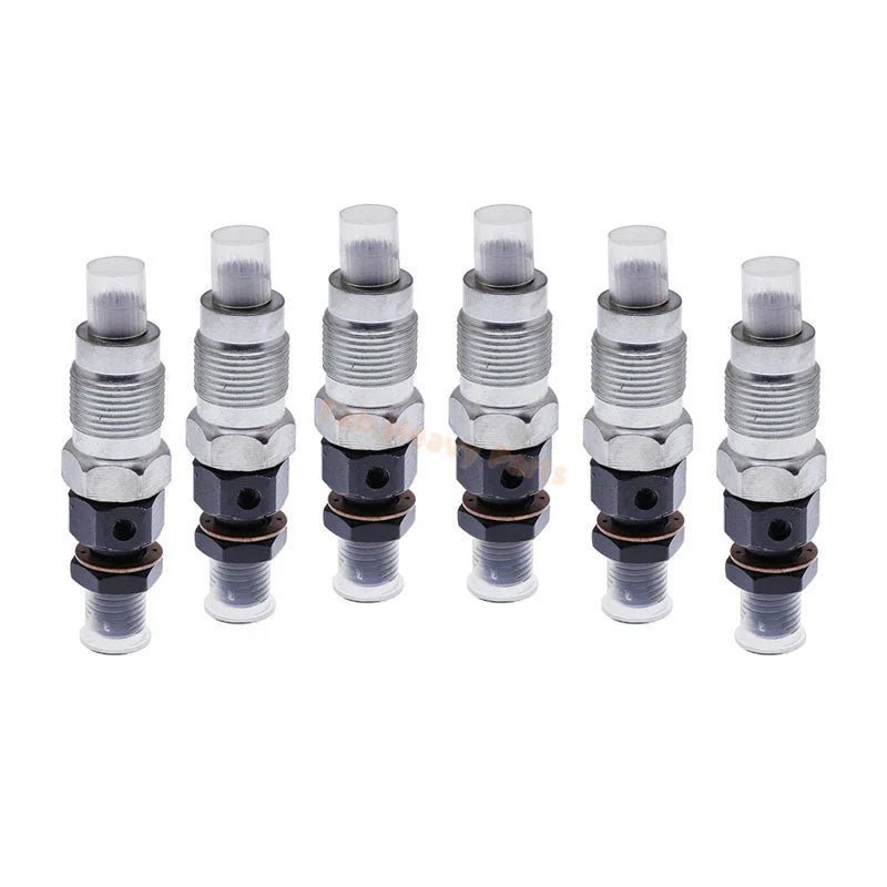 6 PCS Fuel Injector 093500 - 3400 23600 - 64050 for Toyota Engine 1HZ 2C Land Cruiser 4.2L - Fab Heavy Parts