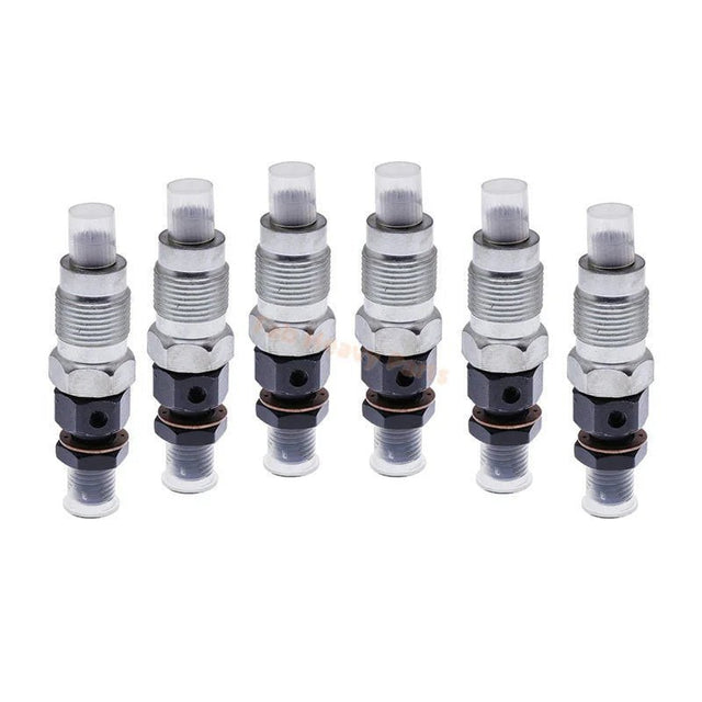 6 PCS Fuel Injector 093500 - 3400 23600 - 64050 for Toyota Engine 1HZ 2C Land Cruiser 4.2L - Fab Heavy Parts