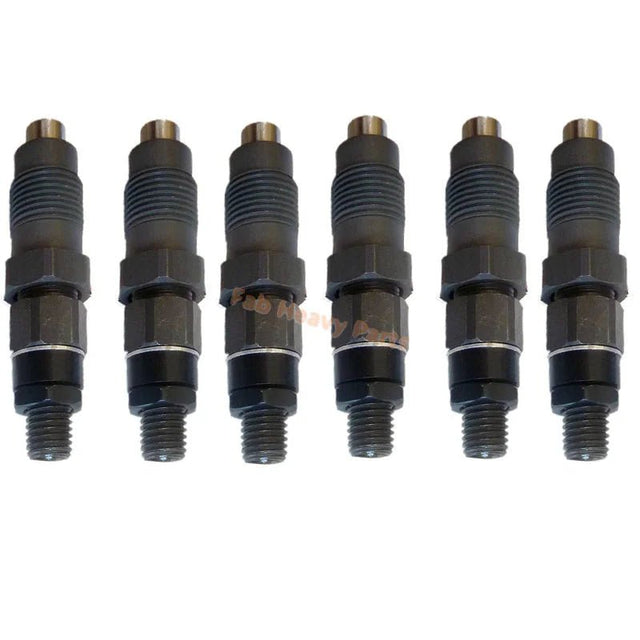 6 PCS Fuel Injector 093500 - 3650 23600 - 69055 for Toyota Engine 2C 1HZ 2C - L Land Cruiser HJZ80 - Fab Heavy Parts