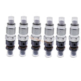 6 PCS Fuel Injector 093500 - 5760 23600 - 19045 for Toyota Engine 1HZ 2C Land Cruiser Land Cruiser 70 80 Series - Fab Heavy Parts