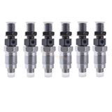 6 PCS Fuel Injector 093500 - 7330 23600 - 19105 for Toyota Engine 1HZ Landcrusier Coaster - Fab Heavy Parts