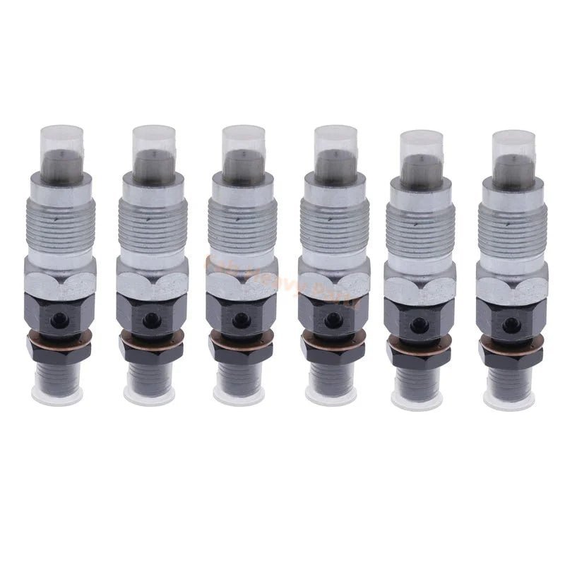 6 PCS Fuel Injector 093500 - 7330 23600 - 19105 for Toyota Engine 1HZ Landcrusier Coaster - Fab Heavy Parts