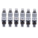 6 PCS Fuel Injector 093500 - 7330 23600 - 19105 for Toyota Engine 1HZ Landcrusier Coaster - Fab Heavy Parts