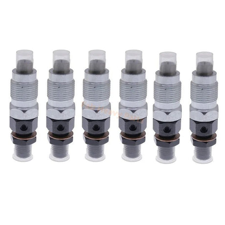 6 PCS Fuel Injector 093500 - 7330 23600 - 19105 for Toyota Engine 1HZ Landcrusier Coaster - Fab Heavy Parts
