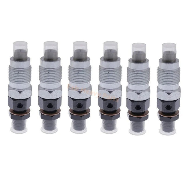 6 PCS Fuel Injector 093500 - 7330 23600 - 19105 for Toyota Engine 1HZ Landcrusier Coaster - Fab Heavy Parts