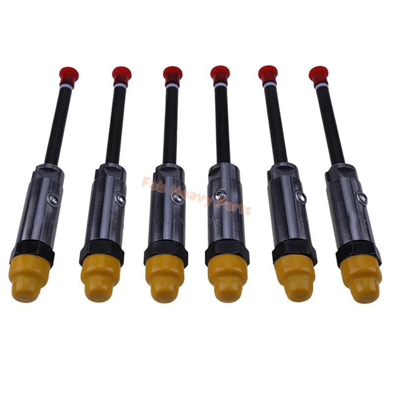 6 PCS Fuel Injector 0R - 3591 0R3591 Fits for Caterpillar CAT Engine 3306 3306B 3306C Excavator 235B 235C 235D 350 L - Fab Heavy Parts