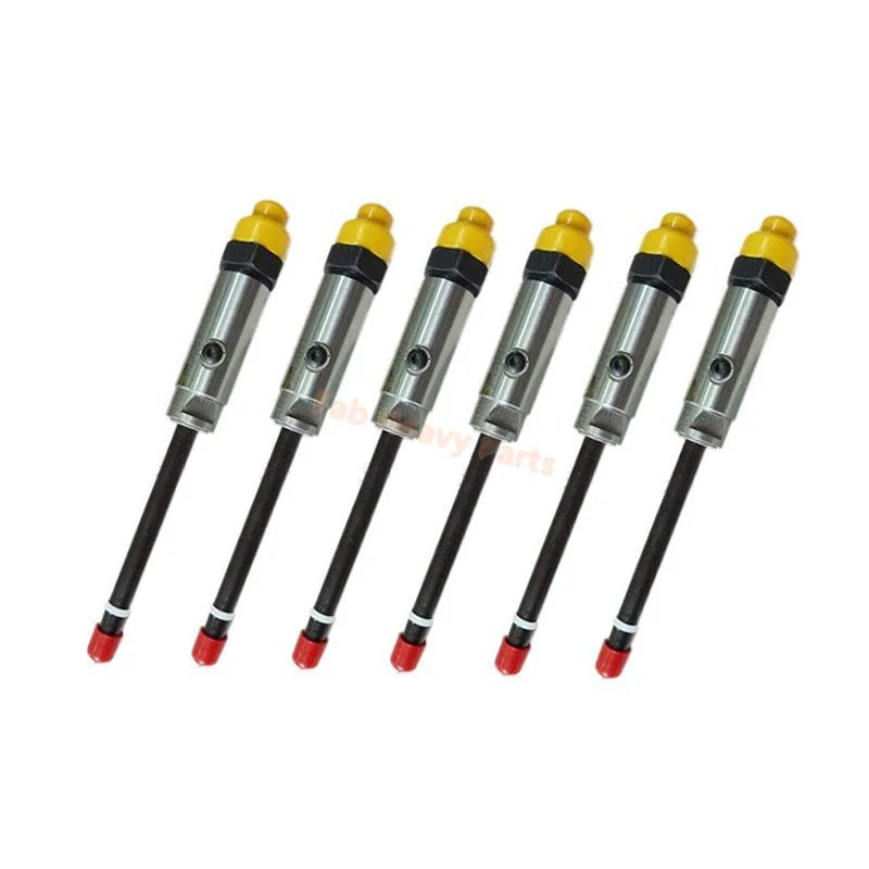 6 PCS Fuel Injector 0R - 4343 0R4343 100 - 7562 1007562 Fits for Caterpillar CAT Engine 3406 3406C - Fab Heavy Parts