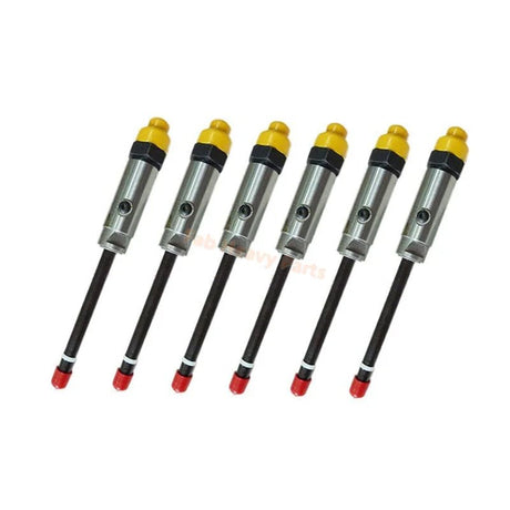 6 PCS Fuel Injector 0R - 4343 0R4343 100 - 7562 1007562 Fits for Caterpillar CAT Engine 3406 3406C - Fab Heavy Parts
