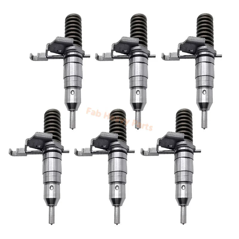 6 PCS Fuel Injector 0R - 8684 0R8684 127 - 8218 1278218 Fits for Caterpillar CAT Engine 3116 3126 Loader 950G 960F 962G, Remanufactured - Fab Heavy Parts