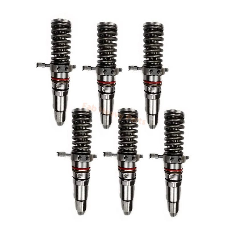 6 PCS Fuel Injector 10R - 1252 10R1252 Fits for Caterpillar CAT Engine 3606 3612 3608 3616 - Fab Heavy Parts