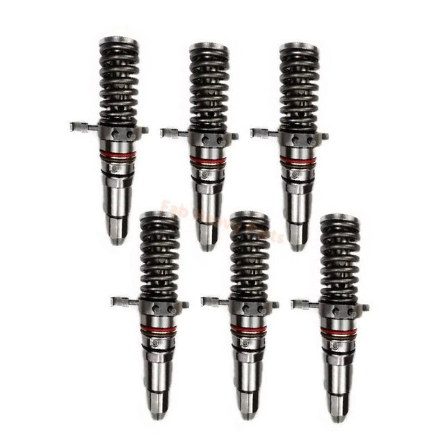 6 PCS Fuel Injector 10R - 1252 10R1252 Fits for Caterpillar CAT Engine 3606 3612 3608 3616 - Fab Heavy Parts