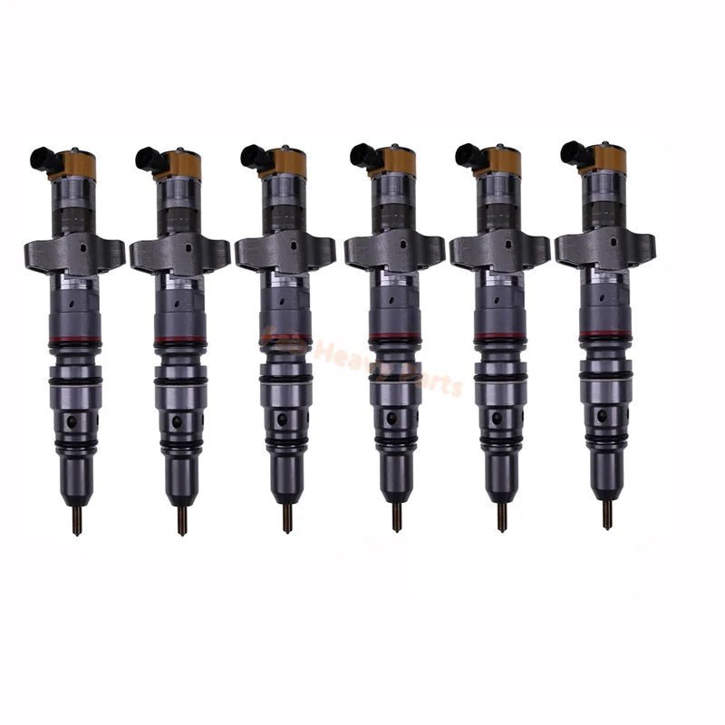 6 PCS Fuel Injector 10R - 4761 10R4761 295 - 1408 2951408 Fits for Caterpillar CAT Engine C7 - Fab Heavy Parts