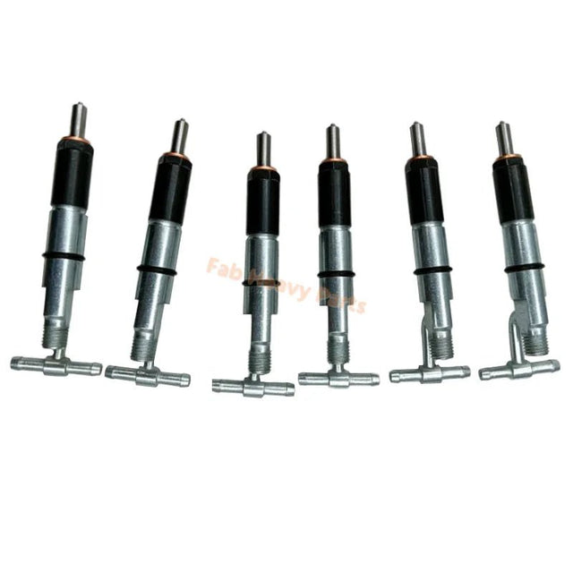 6 PCS Fuel Injector 128-3293 for Caterpillar CAT Engine 3046 Excavator 315 315B Tractor D5G Loader 939C - Fab Heavy Parts