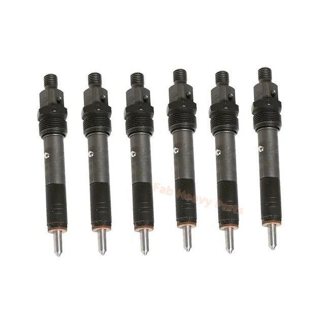 6 PCS Fuel Injector 170 - 2387 1702387 216 - 4933 2164933 Fits for Caterpillar CAT Engine 3056 Loader 924G 924GZ - Fab Heavy Parts