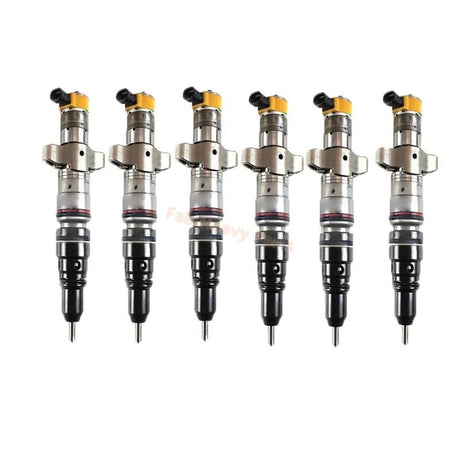 6 PCS Fuel Injector 20R - 9079 20R9079 557 - 7627 5577627 Fits for Caterpillar CAT Engine C7 C9 Excavator 324D 325D 325DFM 326DL 328DLCR 329D - Fab Heavy Parts