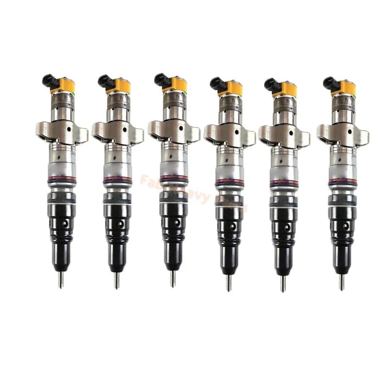 6 PCS Fuel Injector 20R-9079 557-7627 for Caterpillar CAT Engine C7 C9 Excavator 324D 325D 325DFM 326DL 328DLCR 329D - Fab Heavy Parts