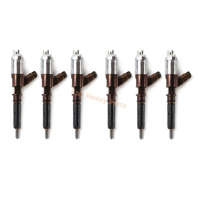 6 PCS Fuel Injector 2645A753 2645A752 for Perkins Engine 1106D - E66TA - Fab Heavy Parts