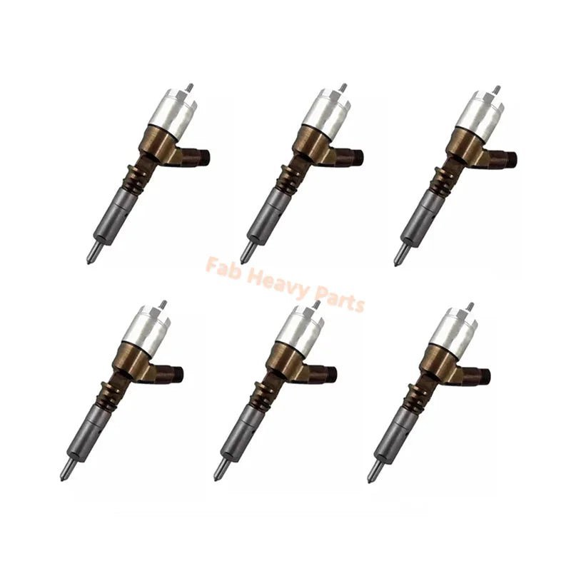6 PCS Fuel Injector 320 - 0688 3200688 10R7939 10R - 7939 Fits for Caterpillar CAT Engine C6.6 - Fab Heavy Parts