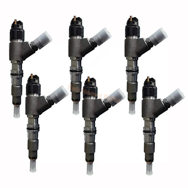 6 PCS Fuel Injector 371 - 3974 3713974 Fits for Caterpillar CAT Engine C7.1 Excavator 320 320D 320D2 323 326 329D 330 - Fab Heavy Parts