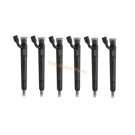 6 PCS Fuel Injector 3802755 J930525 Fits for Cummins 8.3L Fits CASE 6831T 6831TA Engine - Fab Heavy Parts