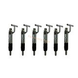6 PCS Fuel Injector 6209 - 11 - 3100 6209113100 Fits for Komatsu Engine 6D95 Excavator PC200 PC210 PC220 PC250 - Fab Heavy Parts