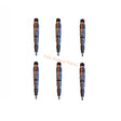6 PCS Fuel Injector 65.10101-7050A 65101017050A for Doosan Deawoo Engine DE08 - Fab Heavy Parts