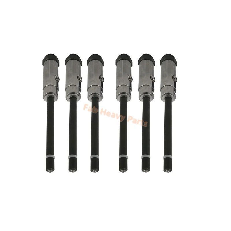 6 PCS Fuel Injector 7W - 7031 7W7031 Fits for Caterpillar CAT Engine 3406B 3406C 3412C Generator SR4 - Fab Heavy Parts