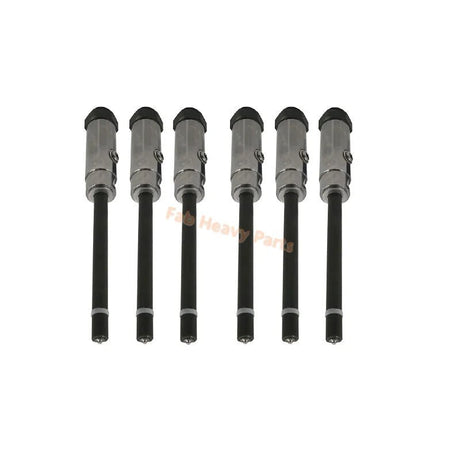 6 PCS Fuel Injector 7W - 7031 7W7031 Fits for Caterpillar CAT Engine 3406B 3406C 3412C Generator SR4 - Fab Heavy Parts