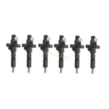 6 PCS Fuel Injector 8 - 97030285 - 1 1 - 05100437 - 1 8970302851 1051004371 for Isuzu Engine 4BD1 4BG1 6BG1 6BD1 - Fab Heavy Parts