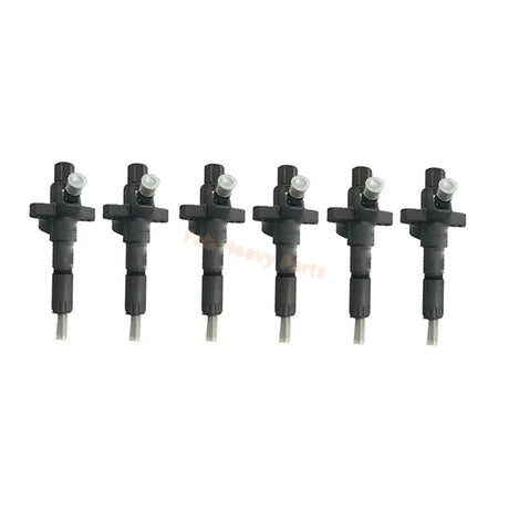 6 PCS Fuel Injector 8 - 97030285 - 1 1 - 05100437 - 1 8970302851 1051004371 for Isuzu Engine 4BD1 4BG1 6BG1 6BD1 - Fab Heavy Parts