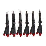 6 PCS Fuel Injector AR53091 SE500098 SE501107 AR51985 Fits for John Deere 4320 4430 4520 4620 5200 644A 6602 690 690B 6404 - Fab Heavy Parts