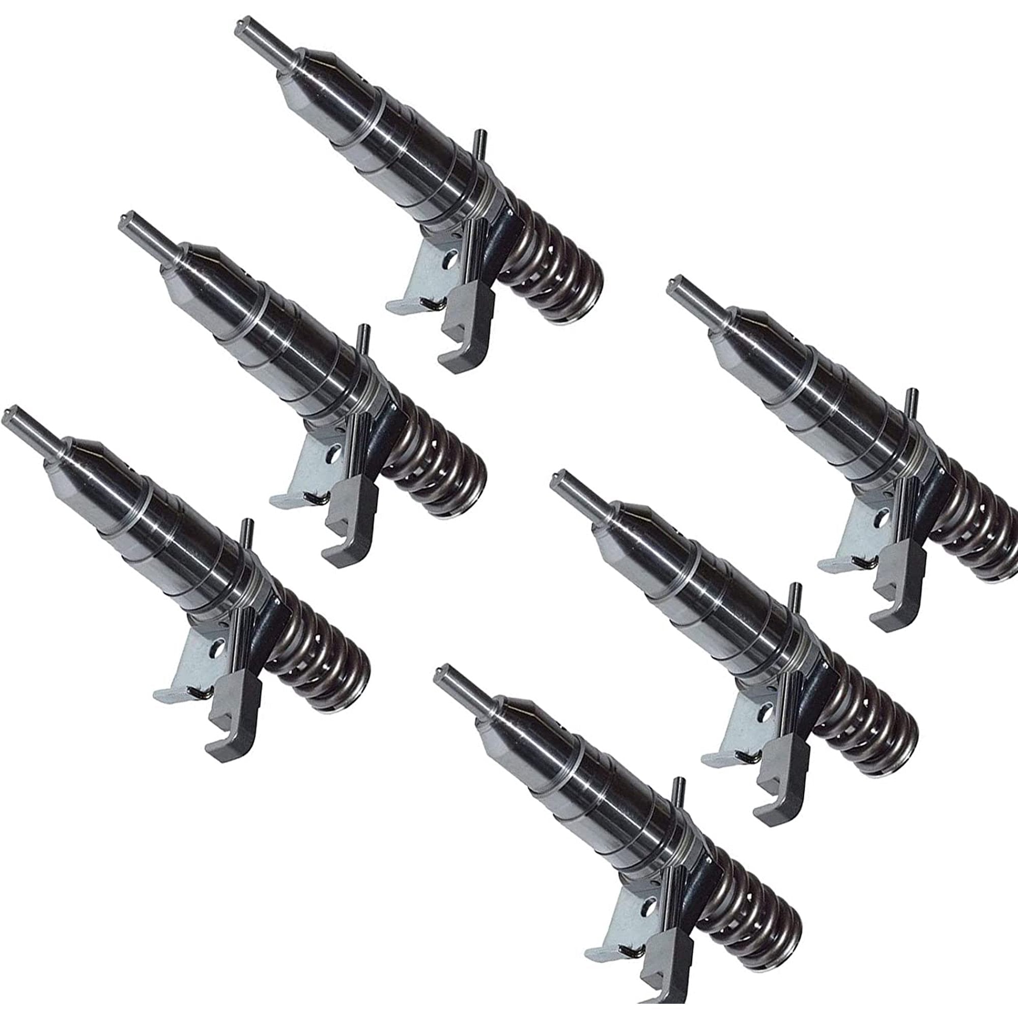 6 PCS Fuel Injector Assembly 127 - 8216 1278216 107 - 7732 1077732 Fits for Caterpillar CAT Engine 3116 3114 Tractor D5M D6M - Fab Heavy Parts