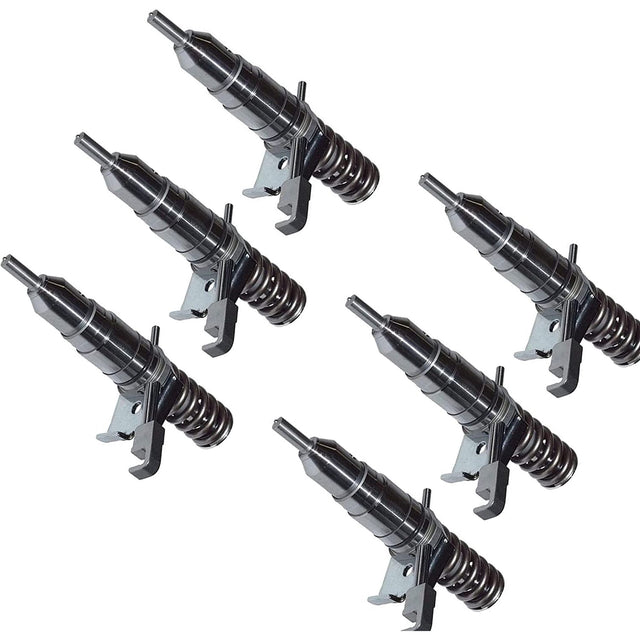 6 PCS Fuel Injector Assembly 127 - 8216 1278216 107 - 7732 1077732 Fits for Caterpillar CAT Engine 3116 3114 Tractor D5M D6M - Fab Heavy Parts