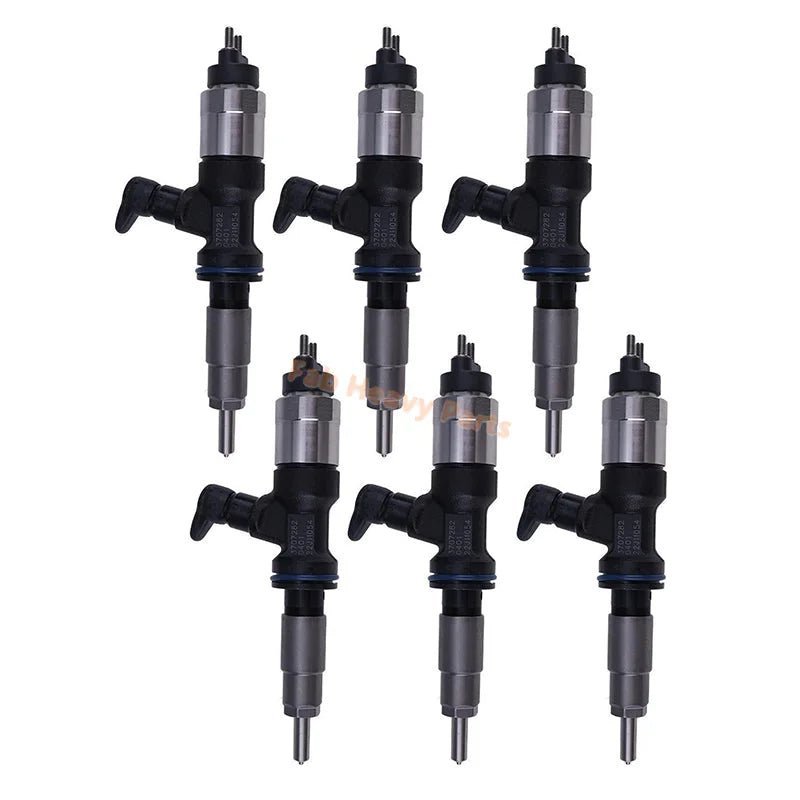 6 PCS Fuel Injector for 20R - 2478 20R2478 Fits for Caterpillar CAT Engine C6.6 C7.1 - Fab Heavy Parts