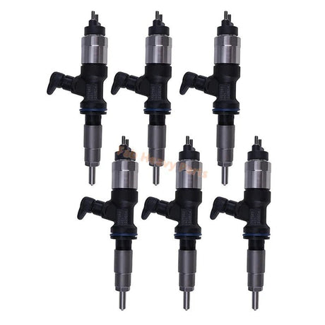 6 PCS Fuel Injector for 20R-2478 20R2478 for Caterpillar CAT Engine C6.6 C7.1 - Fab Heavy Parts