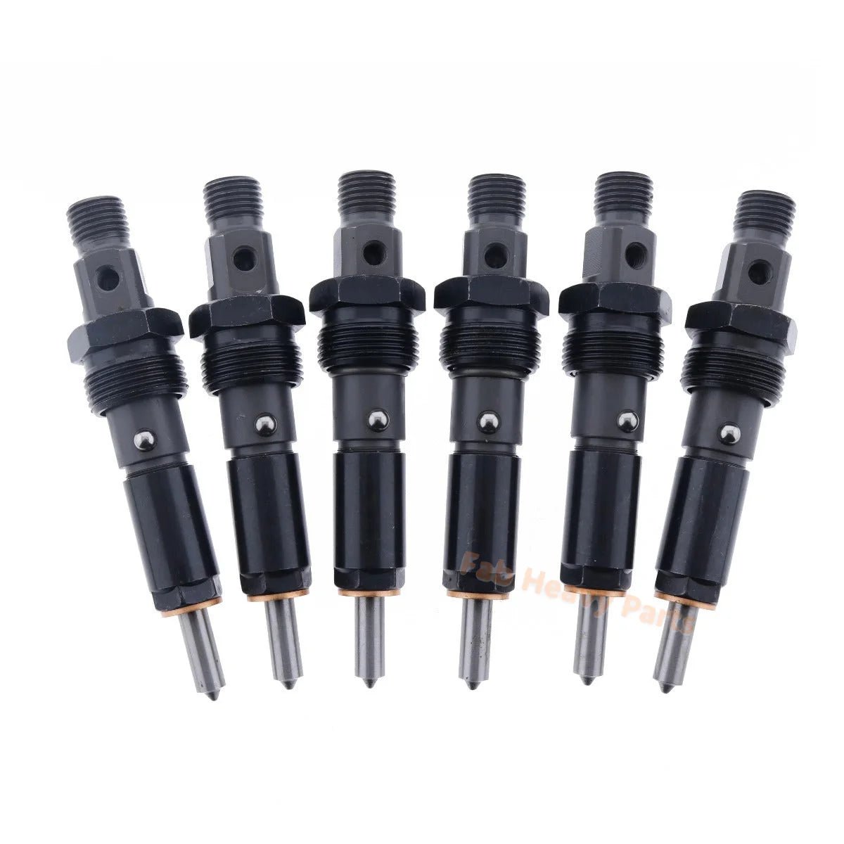 6 PCS Fuel Injectors 3802677 3802365 For 91 - 93 Dodge Fits Cummins 5.9L 12V Pump W/Int - Fab Heavy Parts