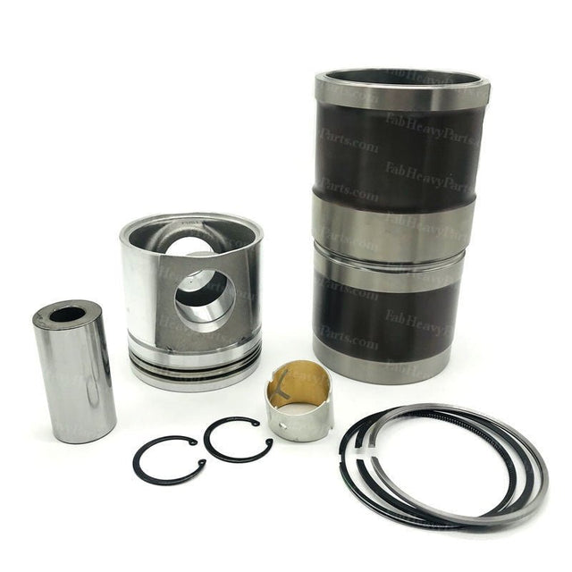 6 Set of Piston and Cylinder Sleeve 4933120+ 3900328 3948095 Fits Cummins Engine 6CT 6CTA 6CT8.3 - Fab Heavy Parts