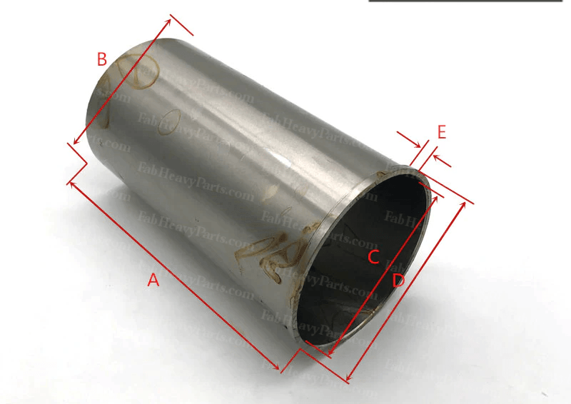 6 Set of Piston and Cylinder Sleeve for Volvo D6E Engine - Fab Heavy Parts
