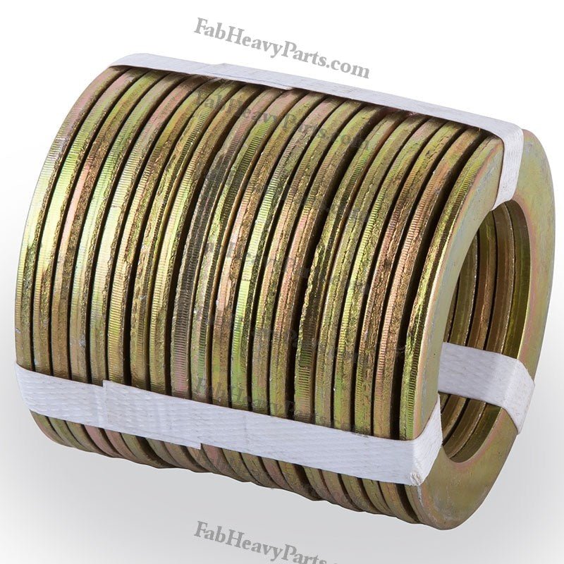 60*92*5mm Steel Large Bucket Shim Washer Kit for Excavator Loader Digger - Pack of 10 - Fab Heavy Parts