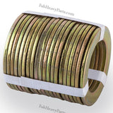 60*92*5mm Steel Large Bucket Shim Washer Kit for Excavator Loader Digger - Pack of 10 - Fab Heavy Parts