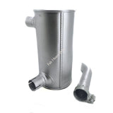 6205-11-5330 6207-11-5310 Muffler for Komatsu PC120-5 Excavator, Engine 4D95, w/ Pipe 2.8 Inch 70mm, Warranty 6 Months - Fab Heavy Parts
